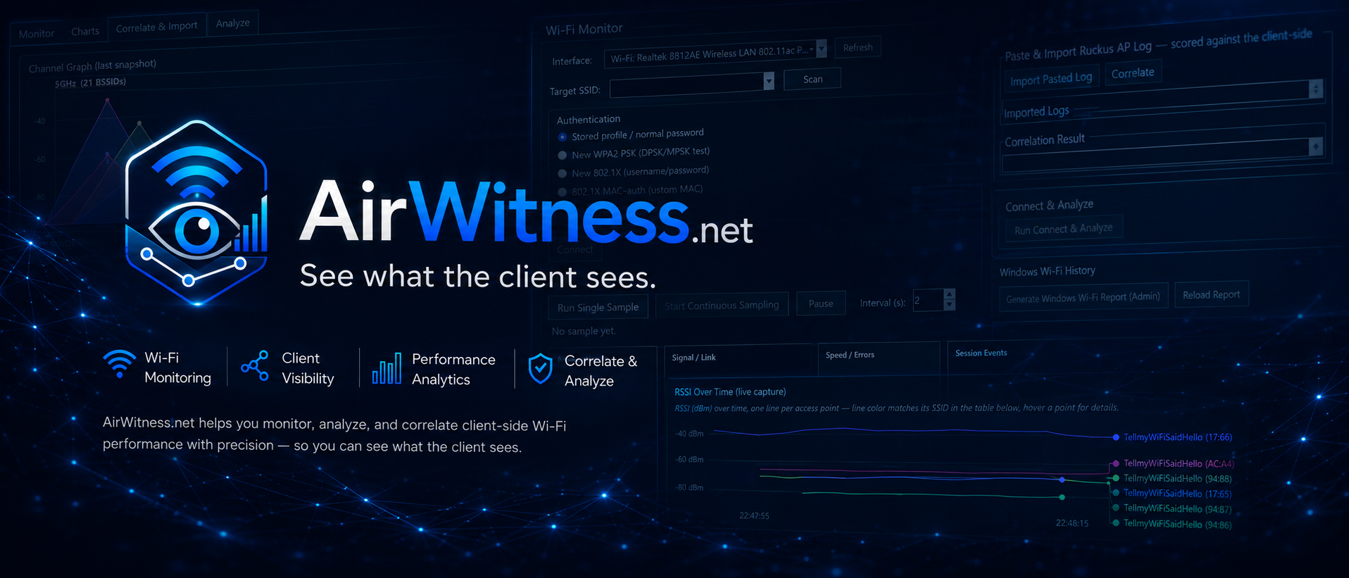 AirWitness — See what the client sees
